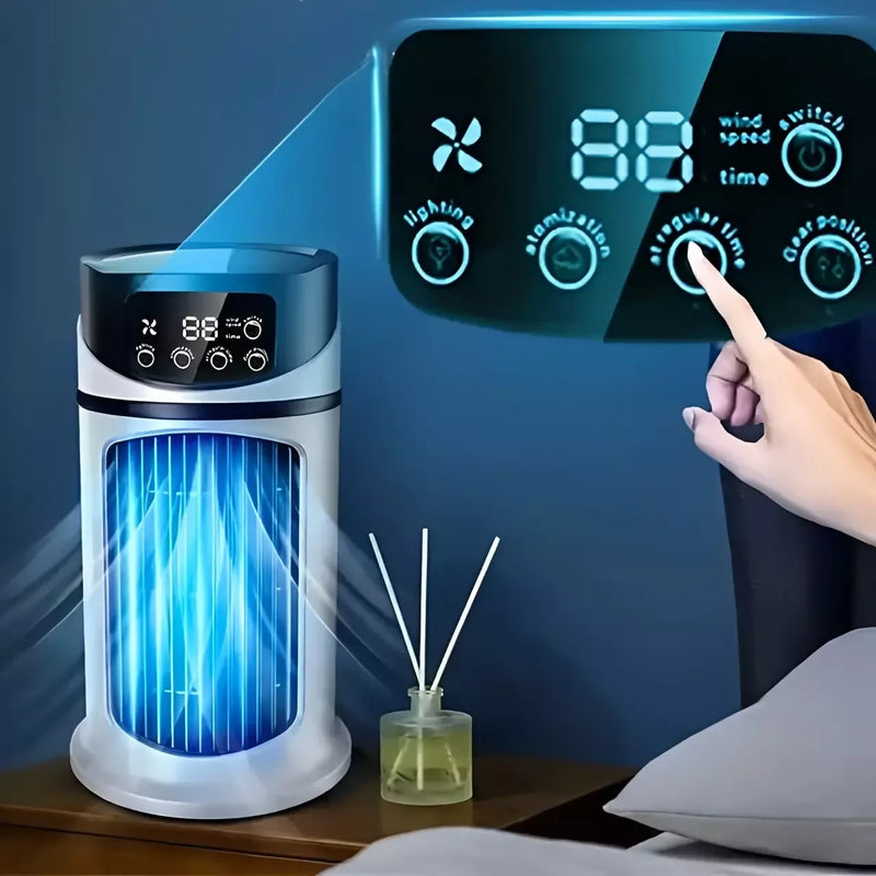 Kit 2 JеtАir Turbo - Ar Condicionado Portátil Bivolt 4 em 1 - Refrigerador Silencioso