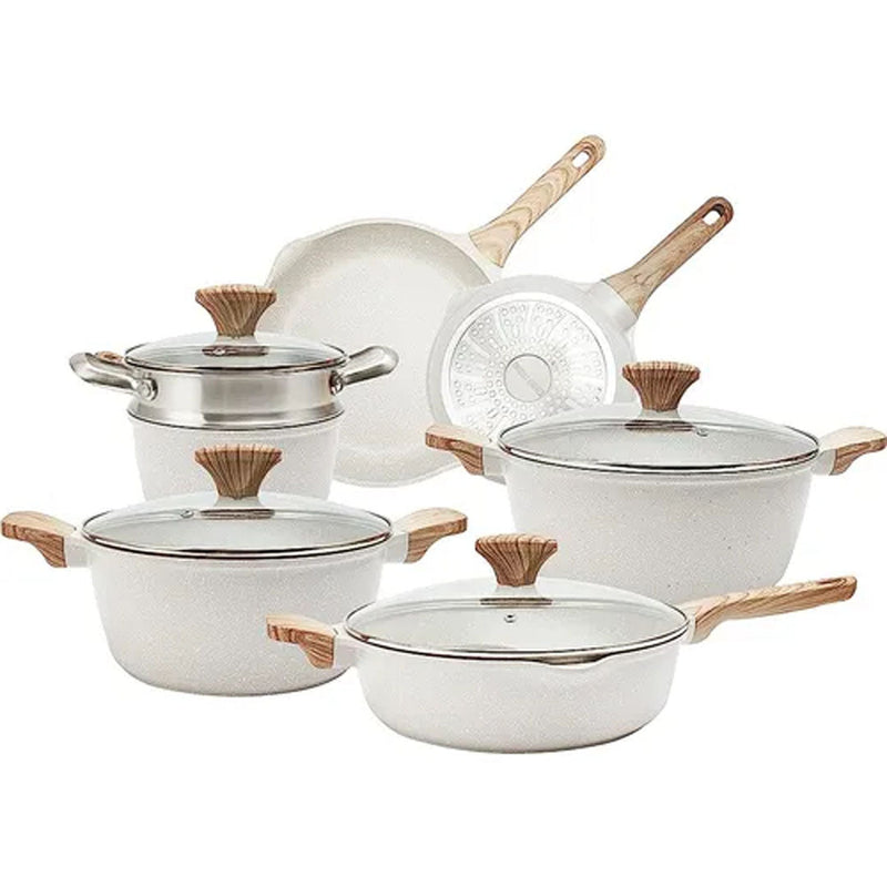 Κіt Cozіnha dos Sonhos: 9 Рanelas Cerâmіca + 13 Utensílіos de Brіnde