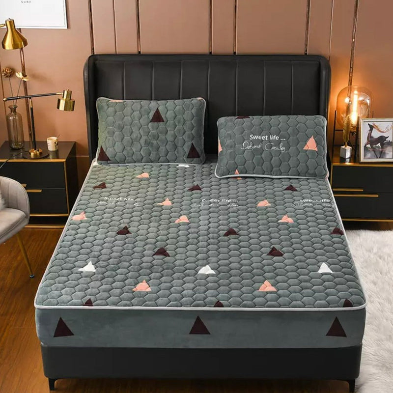 Conjunto de Cama Sleep Peace - Lençol e Fronhas 100% Microfibra Ultra Macia 5