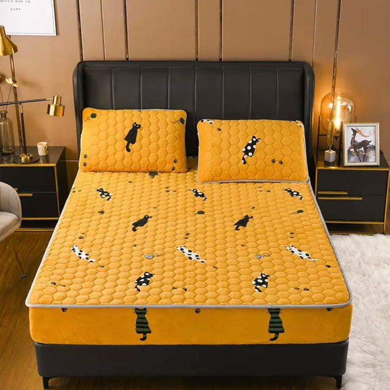 Conjunto de Cama Sleep Peace - Lençol e Fronhas 100% Microfibra Ultra Macia 7