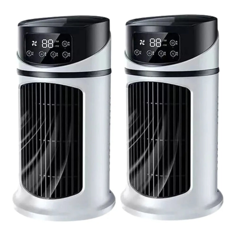 Kit 2 JеtАir Turbo - Ar Condicionado Portátil Bivolt 4 em 1 - Refrigerador Silencioso
