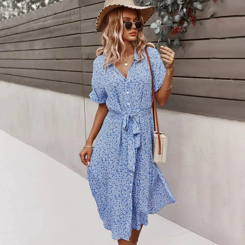 Vestido Midi Floral