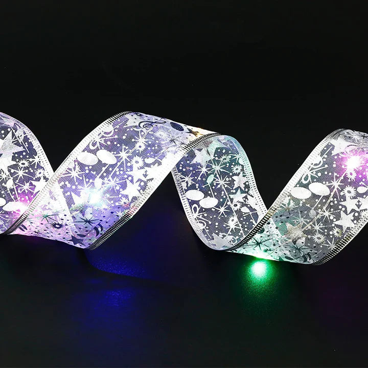 Fita Led para Natal com 7 Modos de Iluminação natal 6 Produtgy Led Branco Frio 1 Metro 