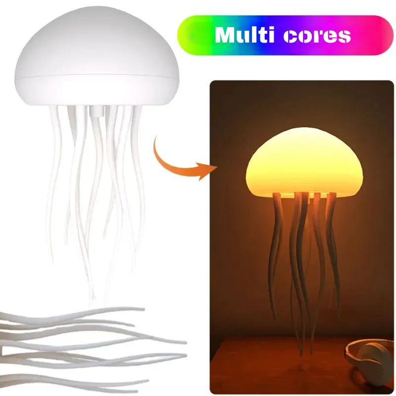 Luminária Água Viva Flutuante LED Luminária Água Viva Flutuante LED Luna Shop 
