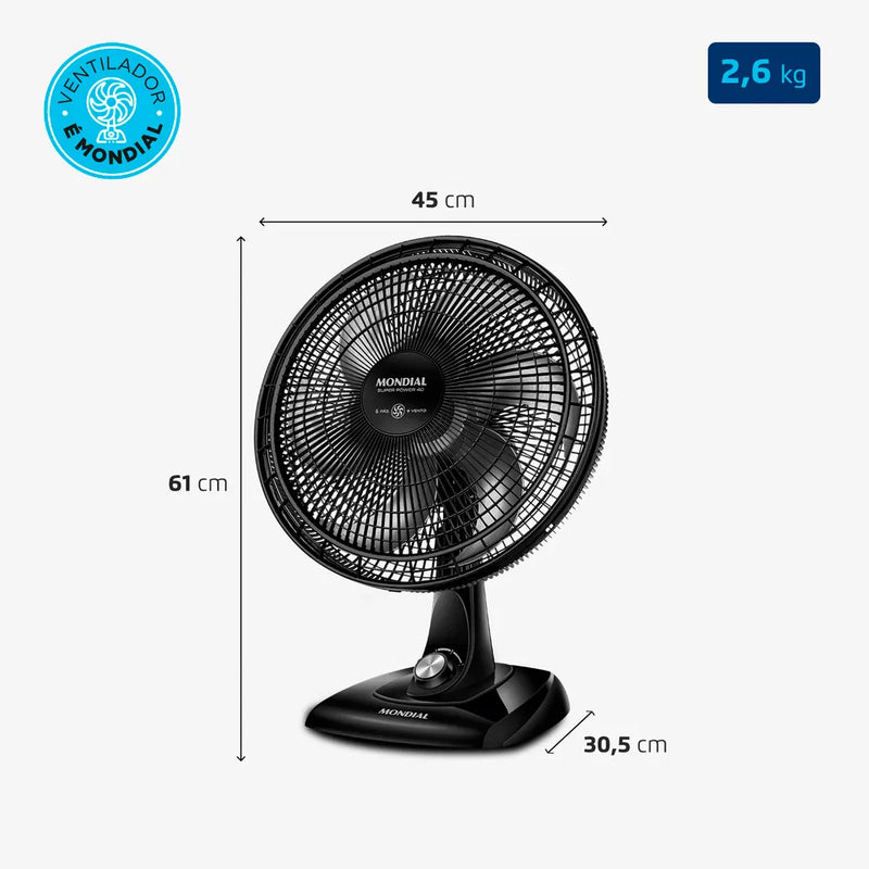 Ventilador Turbo Silencioso Моndіаl - Compre 1 Leve 2